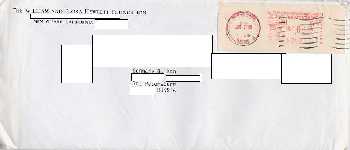 One of envelopes.